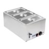 Bain marie 3 bacs en inox