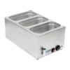 Bain marie 3 bacs en inox