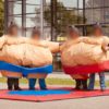 costume de sumo adulte en duo