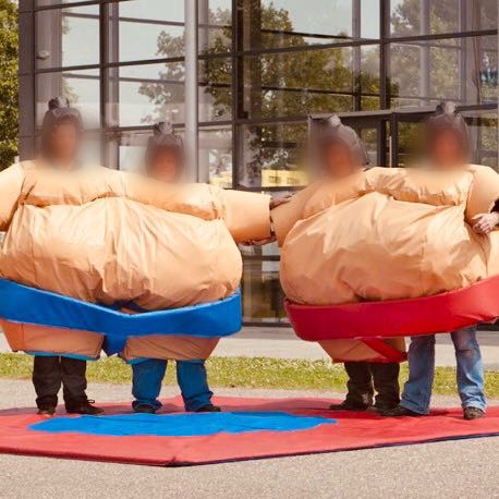 costume de sumo adulte en duo