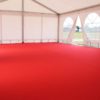 moquette d'exposition rouge