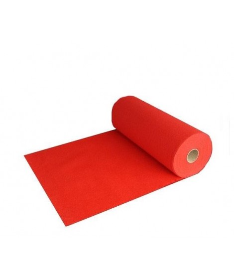 moquette d'exposition rouge