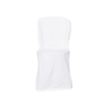 Housse blanche coton pour chaise bistrot