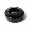 Cendrier noir, coupe vent
