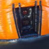 Chateau gonflable orange - music + lumière intérieur