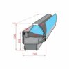 Frigo salina plus 100cm
