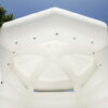Chateau gonflable blanc