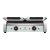 Machine à panini avec nervure double 2X 1800W Professionnel