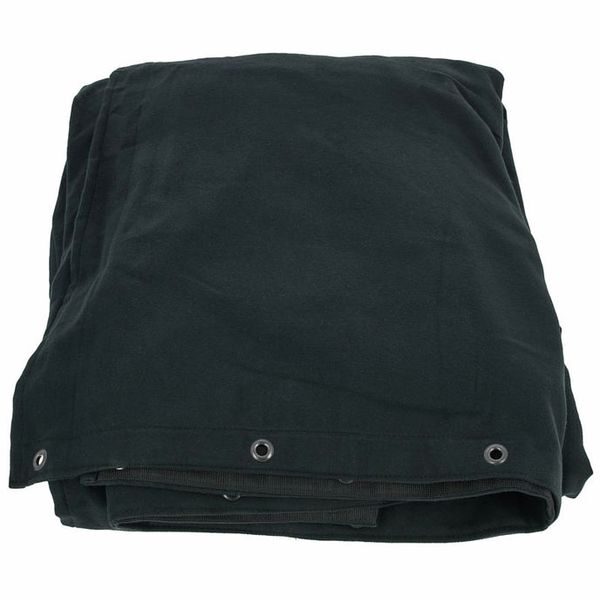 Pendrillon molton noir 3x3m