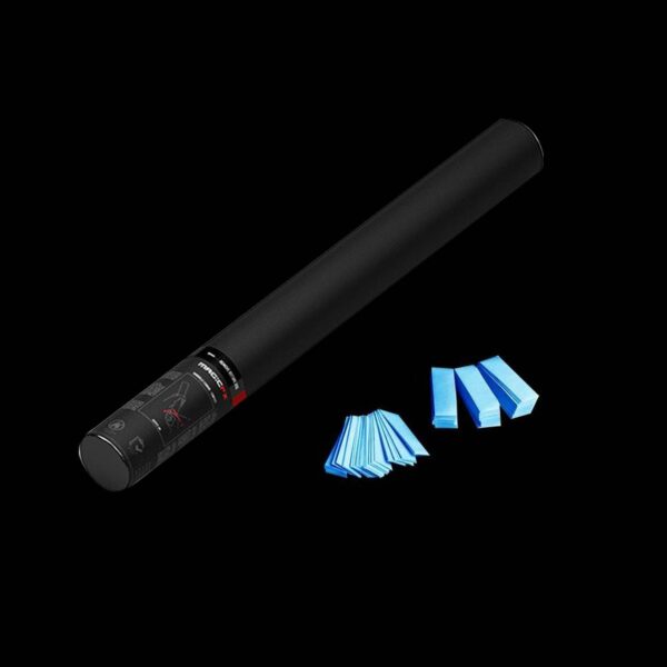 Machine confetti bleu